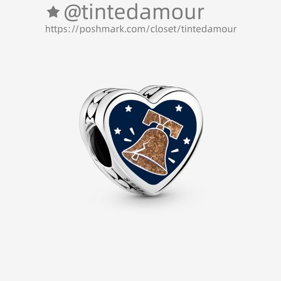 Pandora Pennsylvania Heart Charm|Pendant - Picture 1 of 2